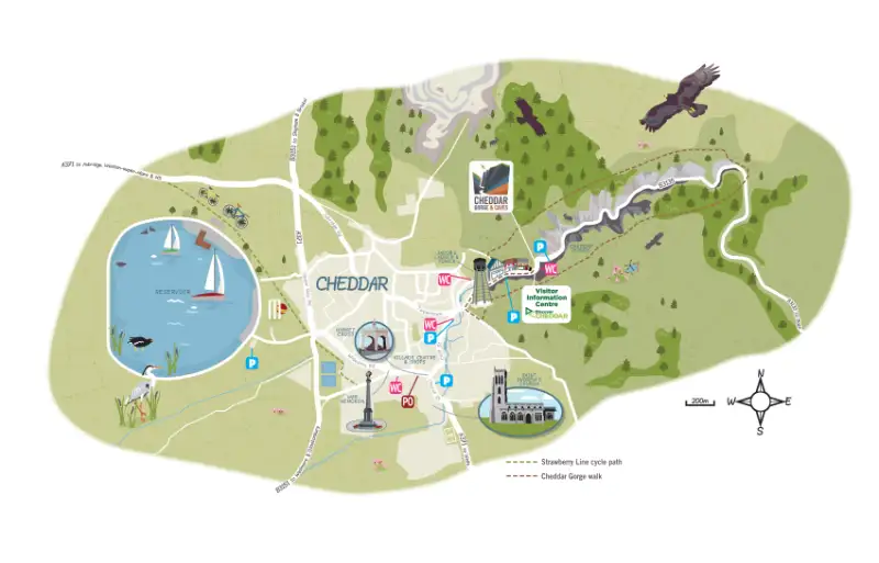 Cheddar-Village-Map-800px