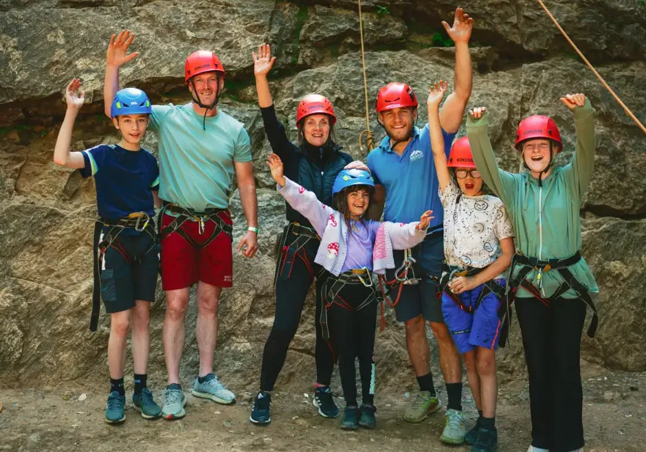 Mendip Activity Centre climbers