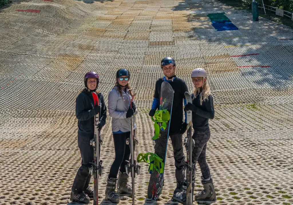 Mendip Activity Centre skiiers