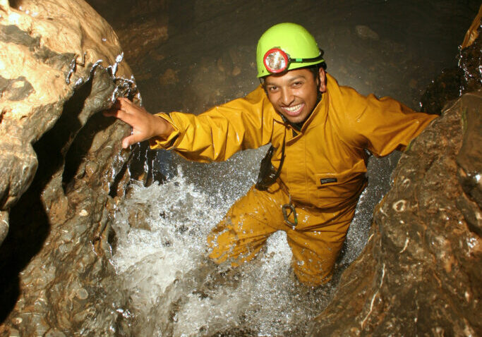 Caving in mendips